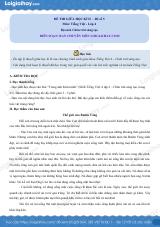 Đề thi giữa học kì 2 Tiếng Việt 4 Chân trời sáng tạo - Đề số 5